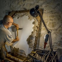 Visite de l'atelier parcheminier