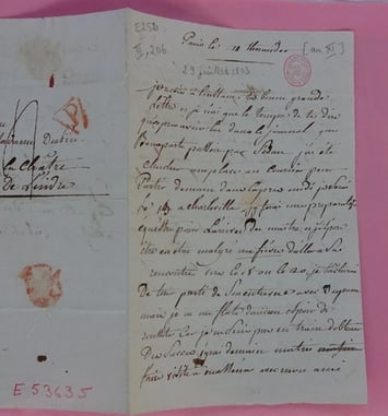 Découvrir les 33 lettres inédites que Maurice Dupin, père de George Sand, aide de camp du Gén. Dupont, a écrit entre 1803 et 1805 à partir de Boulogne