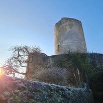 Montée nocturne au donjon