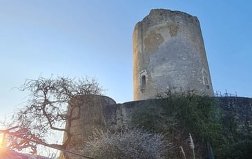 Montée nocturne au donjon
