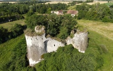 Visite des ruines du château-fort de Bommiers